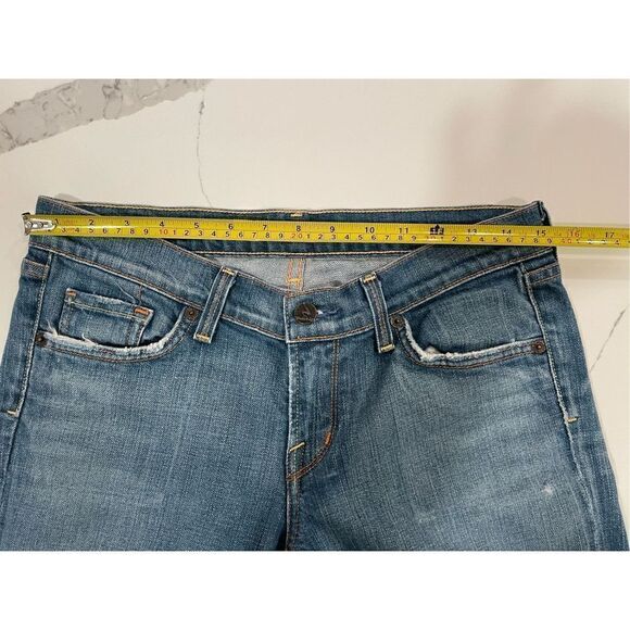 Citizens of Humanity Kelly #063 Stretch Low Waist Cropped Jeans Women’s Sz 30 - Picture 4 of 5